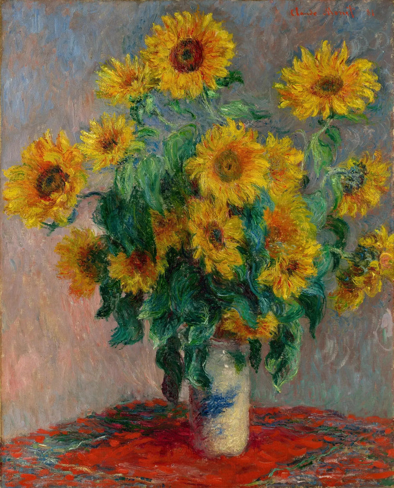 Ayçiçeği Demeti - Claude Monet