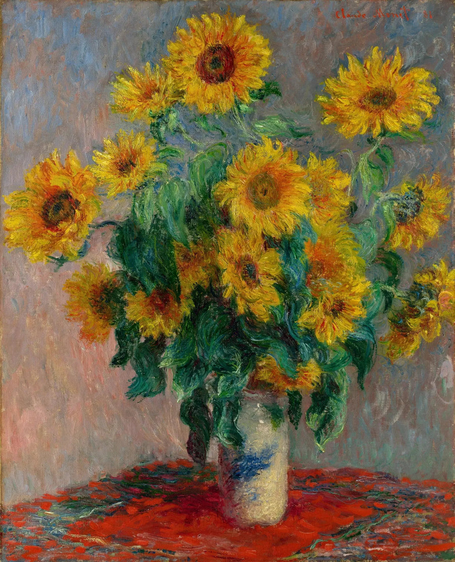 Ayçiçeği Demeti - Claude Monet