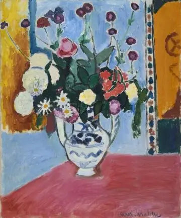 Çiçek Buketi (İki Kulplu Vazo) - Henri Matisse