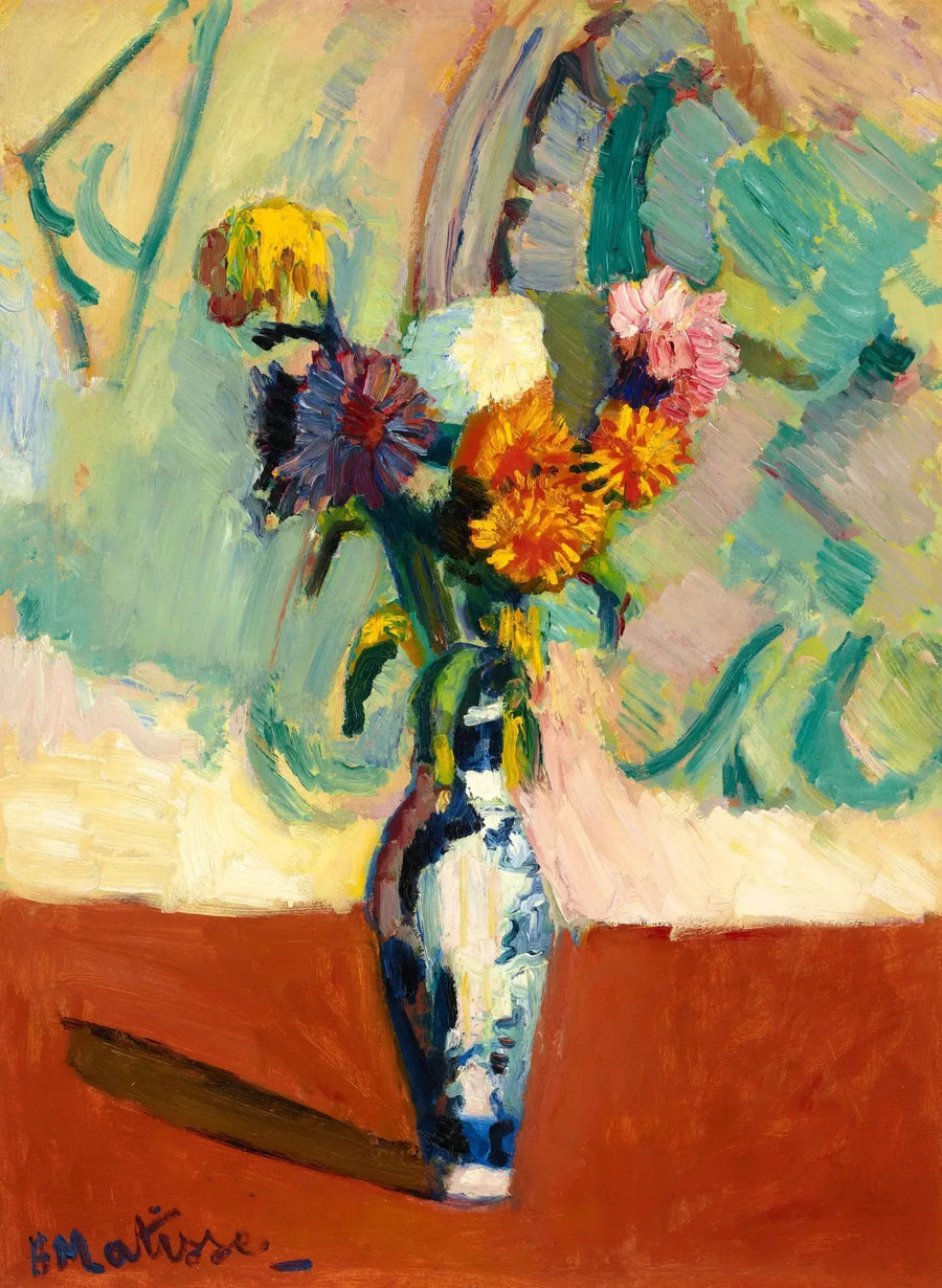 Çiçek Buketi, Çin Vazosu - Henri Matisse