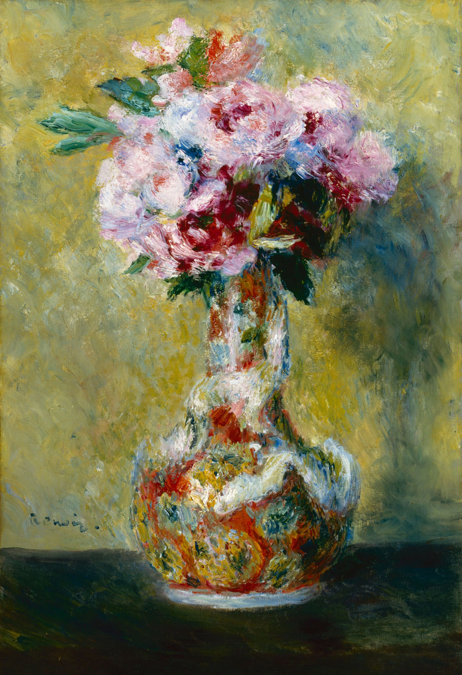Bir Vazoda Çiçek Buketi - Pierre-Auguste Renoir