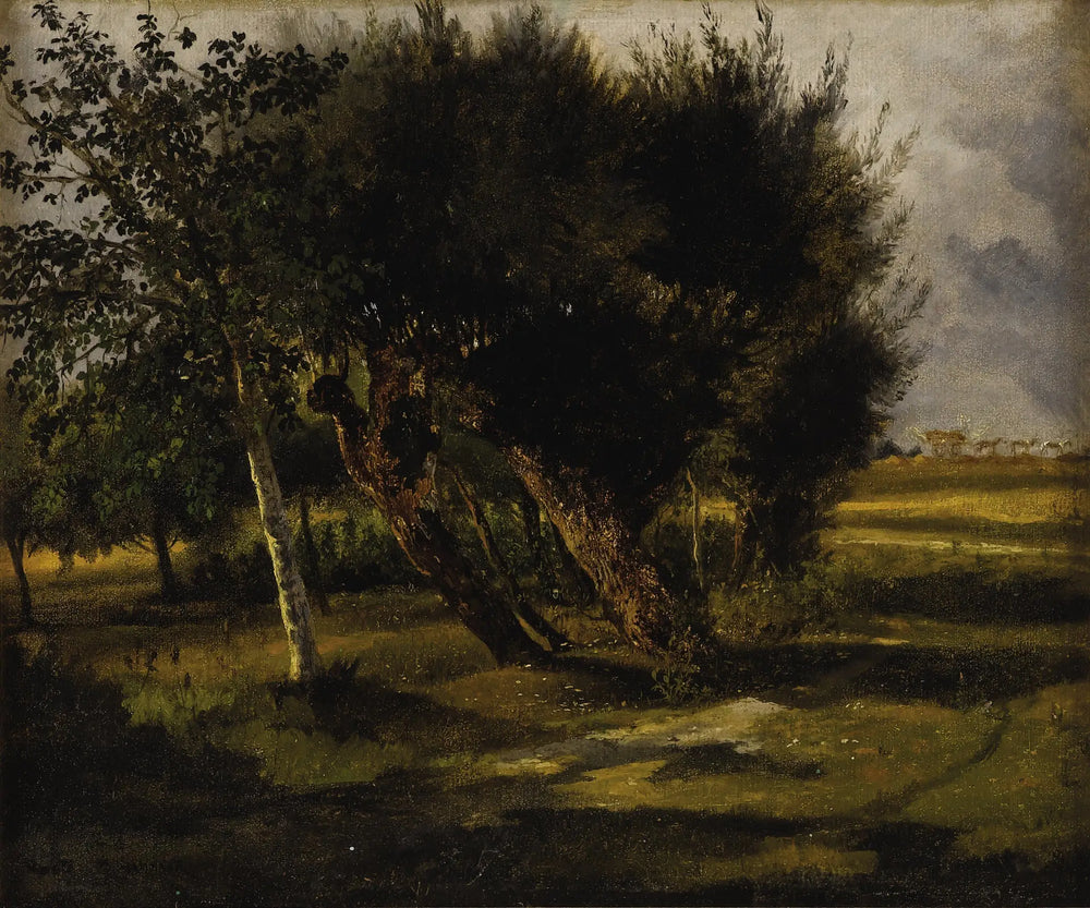 Bouquets d’arbres dans la prairie - Rosa Bonheur - Alpha Reproduction