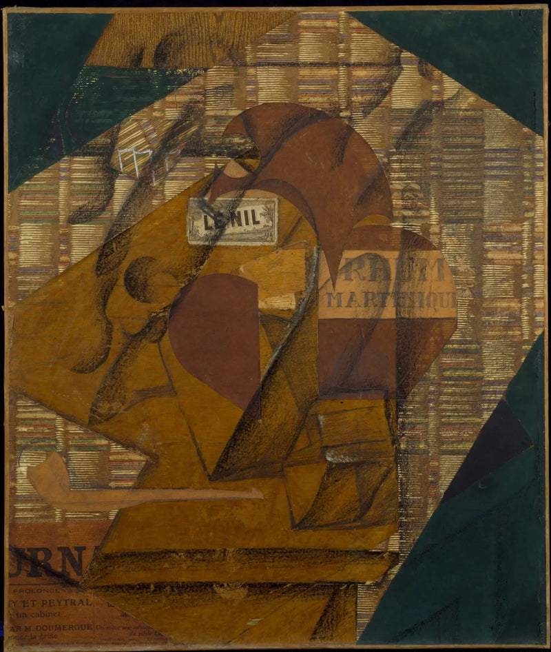 Rum Şişesi ve Dergi - Juan Gris