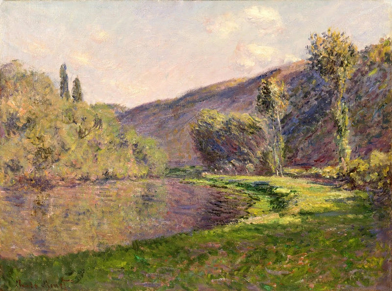 Jeufosse Kolu, akşamüstü etkisi - Claude Monet
