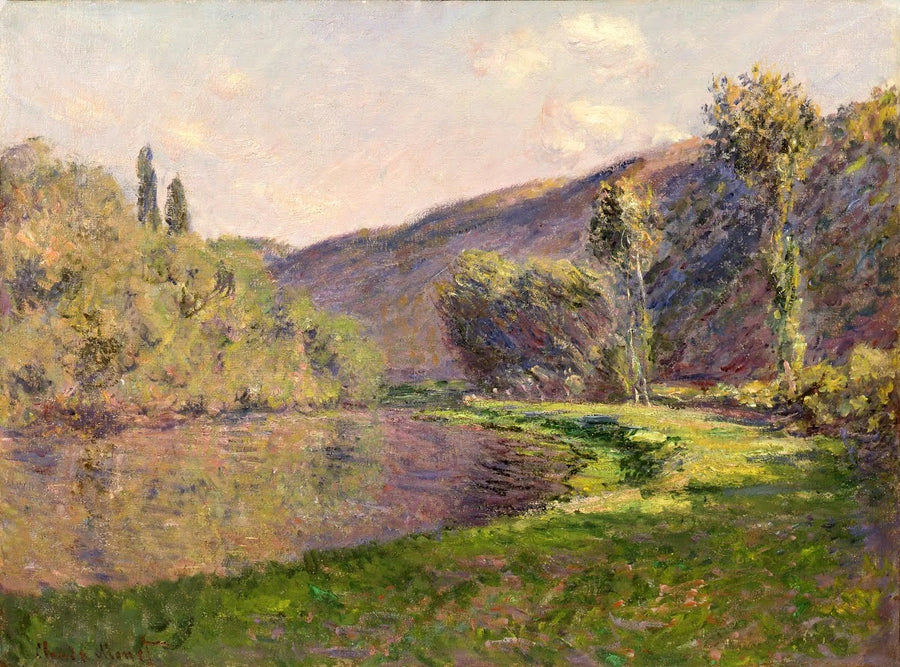 Jeufosse Kolu, akşamüstü etkisi - Claude Monet