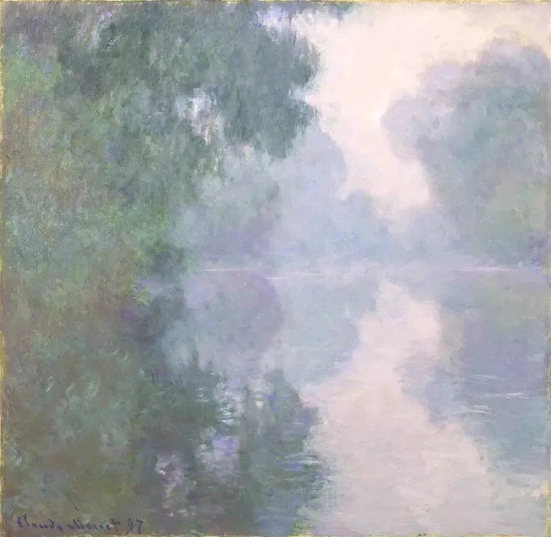 Giverny'deki Seine Nehri, sisler, Raleigh W1474 - Claude Monet
