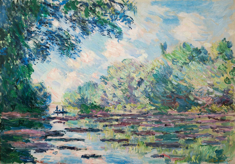 Bras de Seine, Giverny W1008'de - Claude Monet