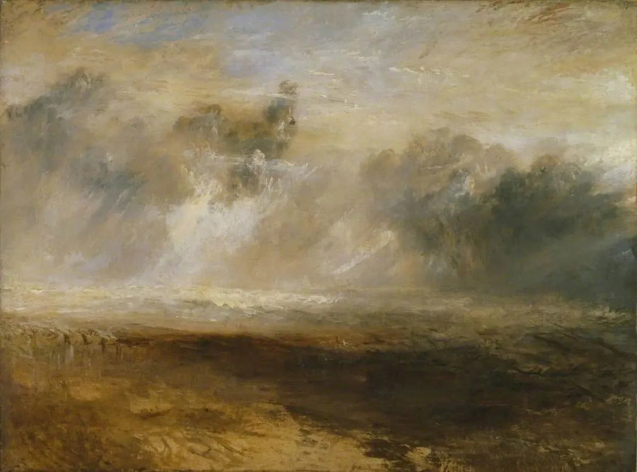 Düz Plajda Kırıcılar - J. M. W. Turner