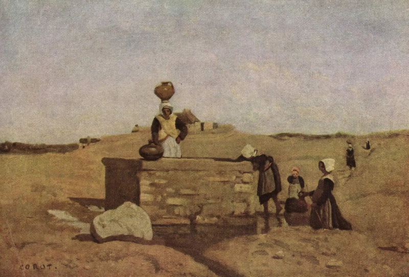 Fontüandaki Bretonlar - Jean-Baptiste Camille Corot