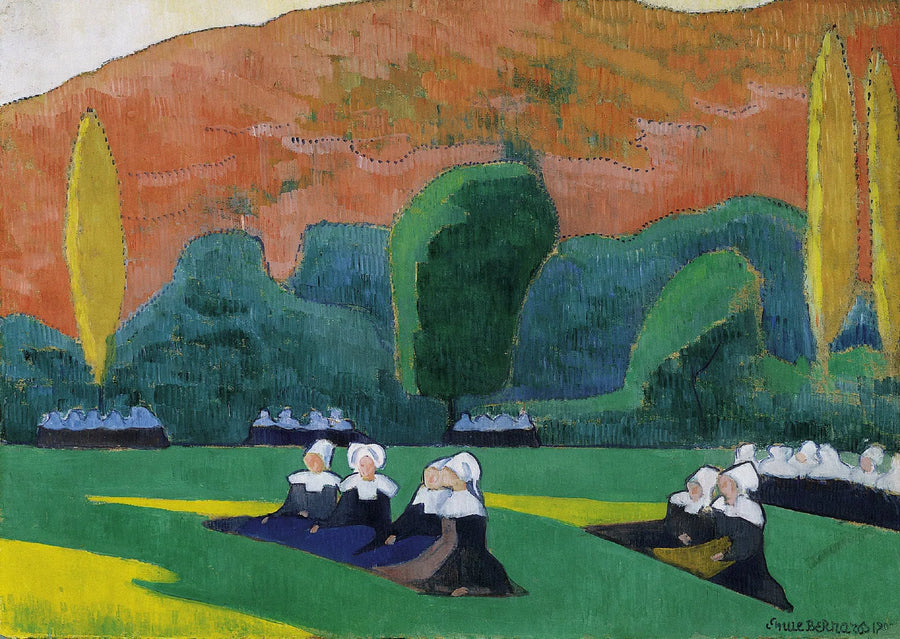 Bretonnes au pardon - Émile Bernard