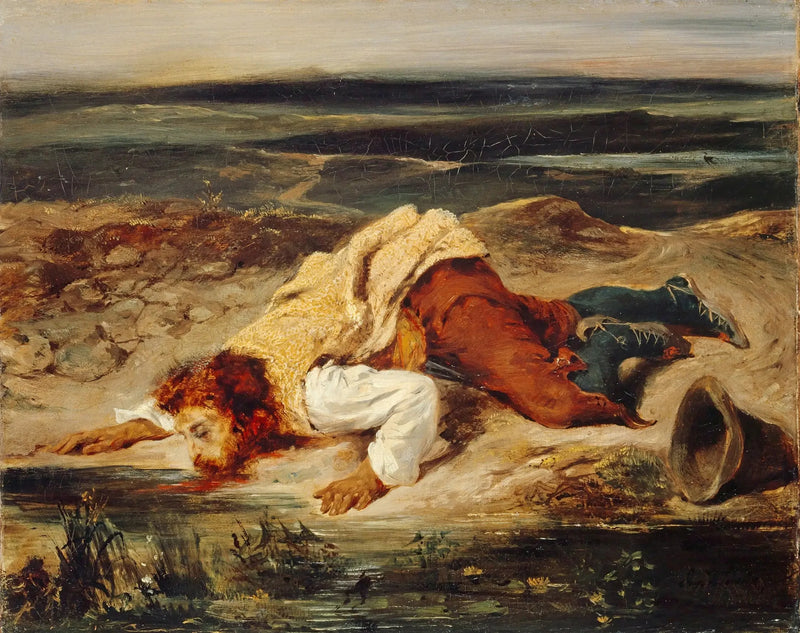 Yaralı Haydut - Eugène Delacroix