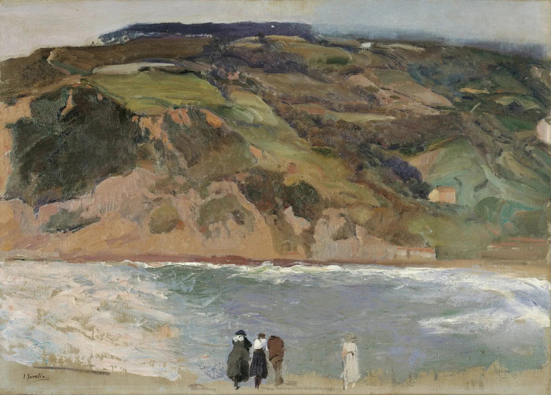 Saint-Sebastian'da Dalga Kıran - Joaquín Sorolla
