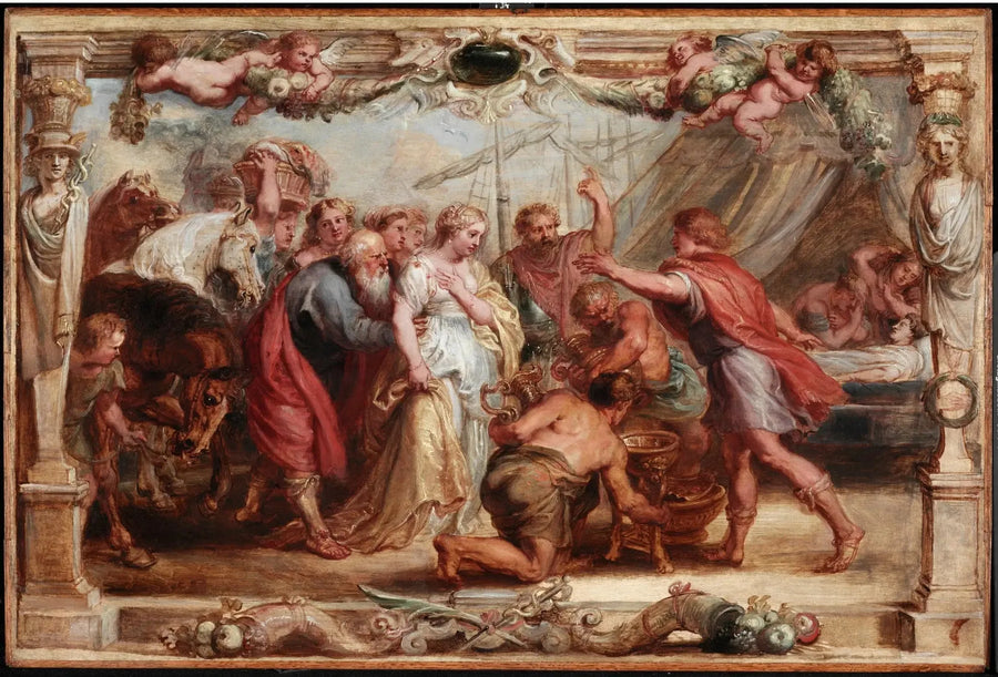 Achilles'e Sunulan Briseis - Peter Paul Rubens