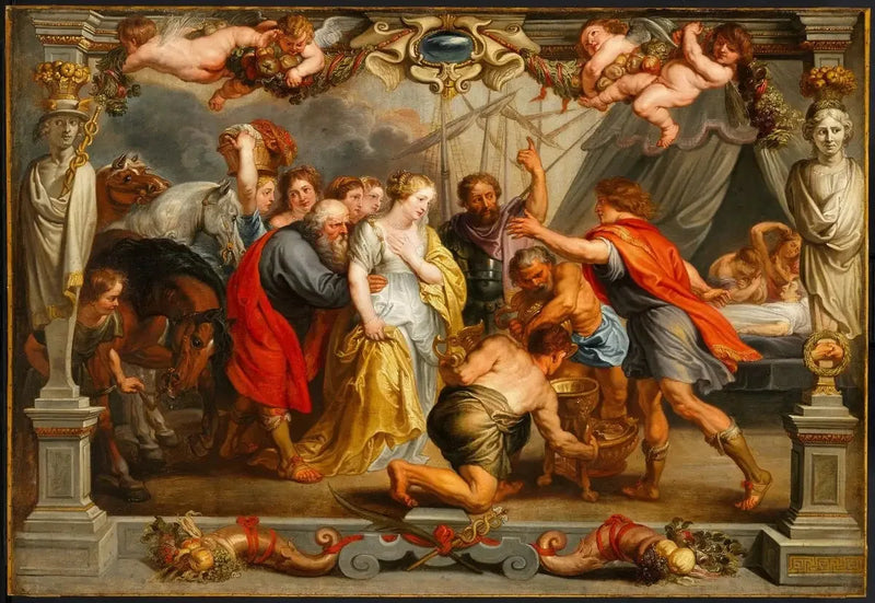 Achilles'e Dönen Briséis - Peter Paul Rubens