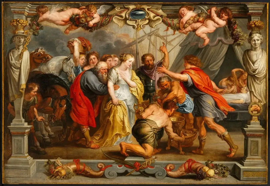 Achilles'e Dönen Briséis - Peter Paul Rubens