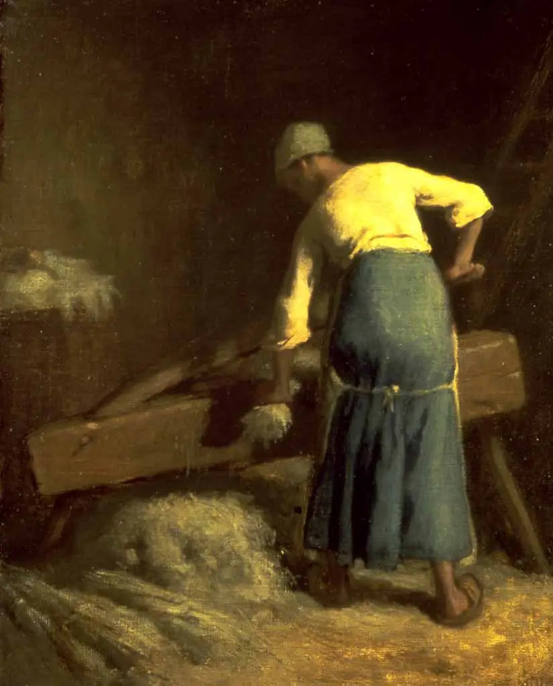 Keten Kırmak - Jean-François Millet