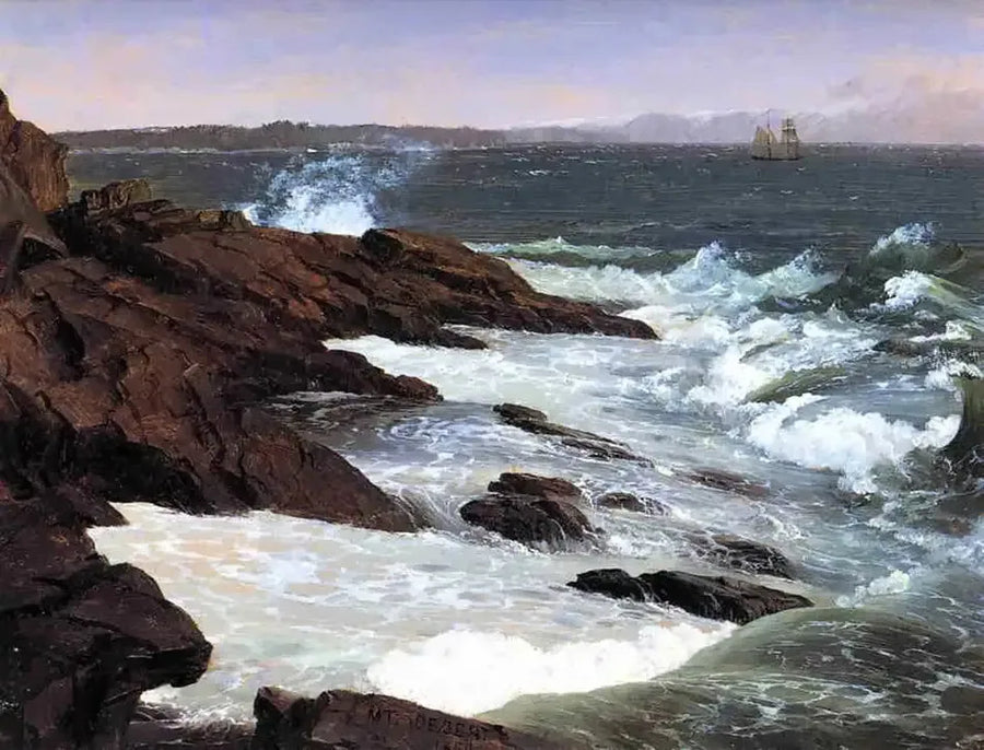Mont Désert açıklarındaki sis - Frederic Edwin Church