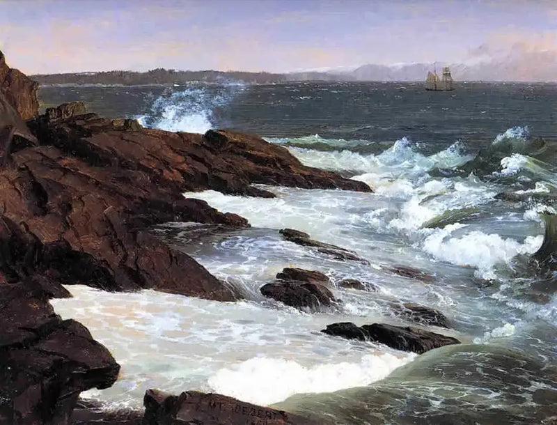 Mont Désert açıklarındaki sis - Frederic Edwin Church