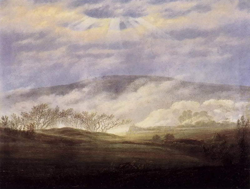 Elbe Vadisi'nde Sis - Caspar David Friedrich