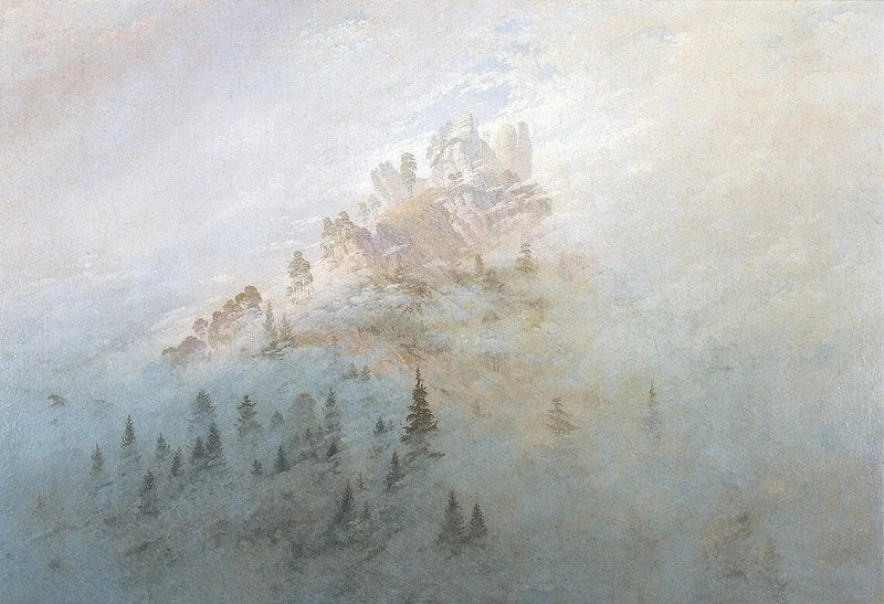 Dağlardaki sabah sisleri - Caspar David Friedrich