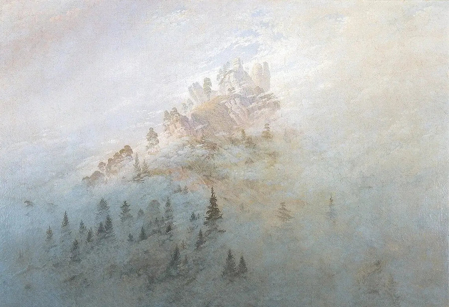 Dağlardaki sabah sisleri - Caspar David Friedrich