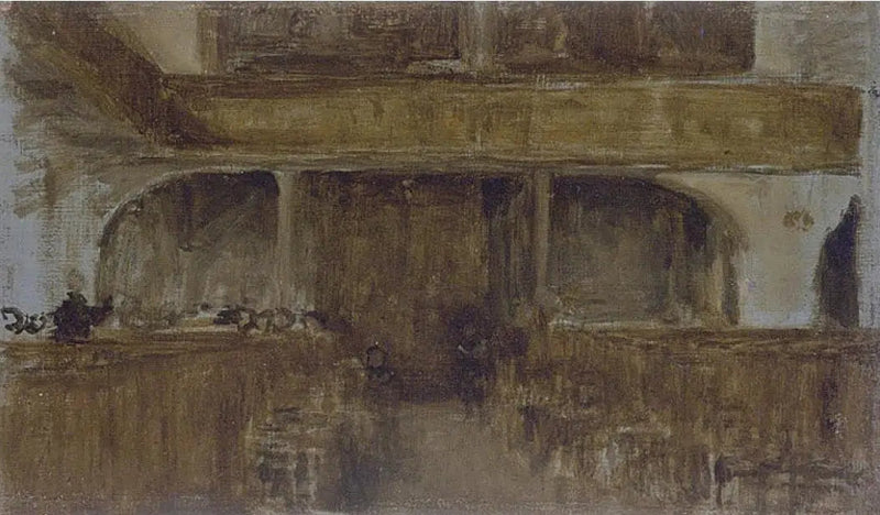Kahverengi ve Altın: Sainte-Catherine, Honfleur'deki Papazın Küçük Sınıfı - James Abbott McNeill Whistler