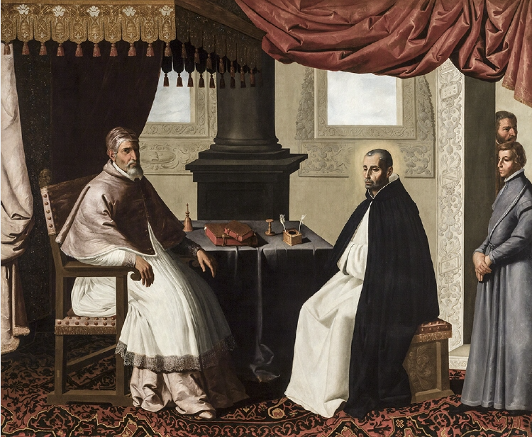 Bruno di Segni ile Urbain II - Francisco de Zurbarán
