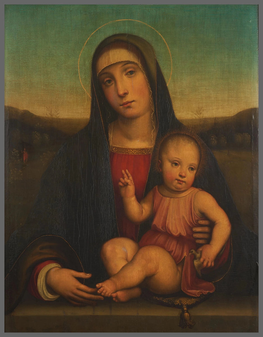 Çocuklu Meryem ve İskender - Raphael Sanzio