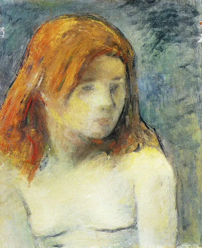 Çıplak genç kız büstü - Paul Gauguin