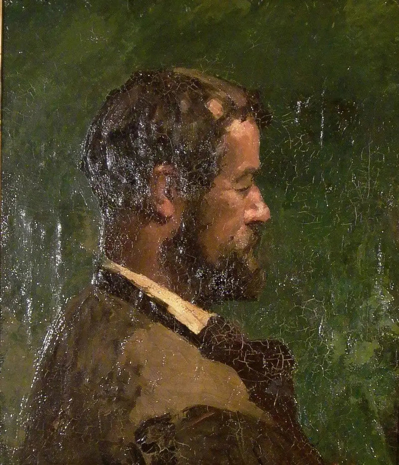 Profilde Erkek Büstü - Gustave Courbet
