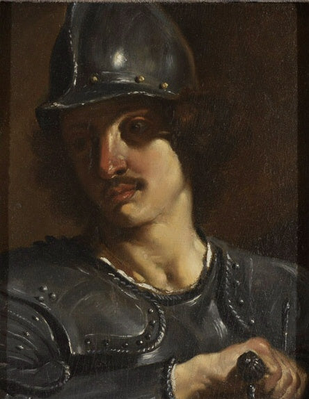 Zırhlı bir asker büstü - Guercino