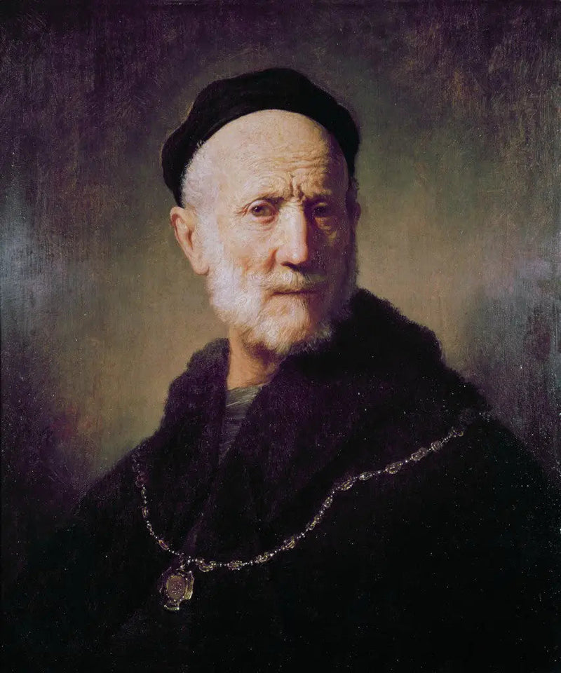 Yaşlı Bir Adamın Büstü - Rembrandt