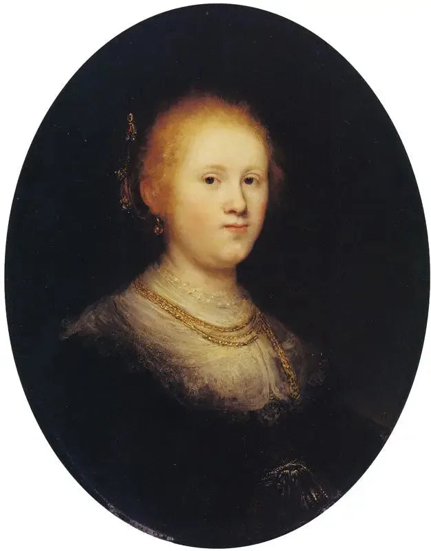 Genç bir kadının büstü - Rembrandt