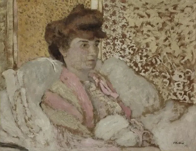 Oturan kadın büstü (Misia Natanson) - Édouard Vuillard
