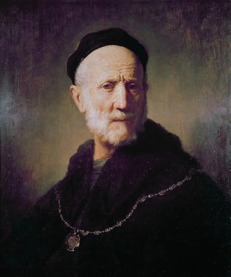 Yaşlı Bir Adamın Büstü - Rembrandt