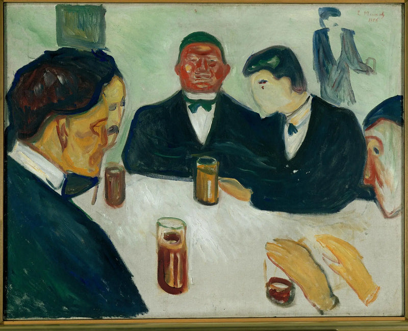 İçki İçenler - Edvard Munch