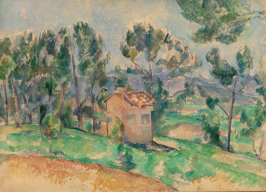 Provence'de Av Kulübesi - Paul Cézanne