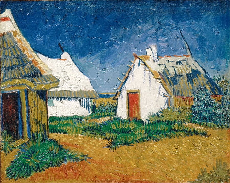 Saintes-Maries'deki Beyaz Kulübeler - Vincent van Gogh