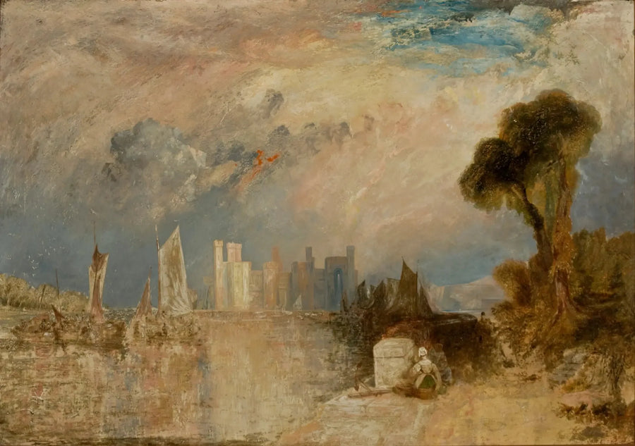 Caernarfon Kalesi - J. M. W. Turner