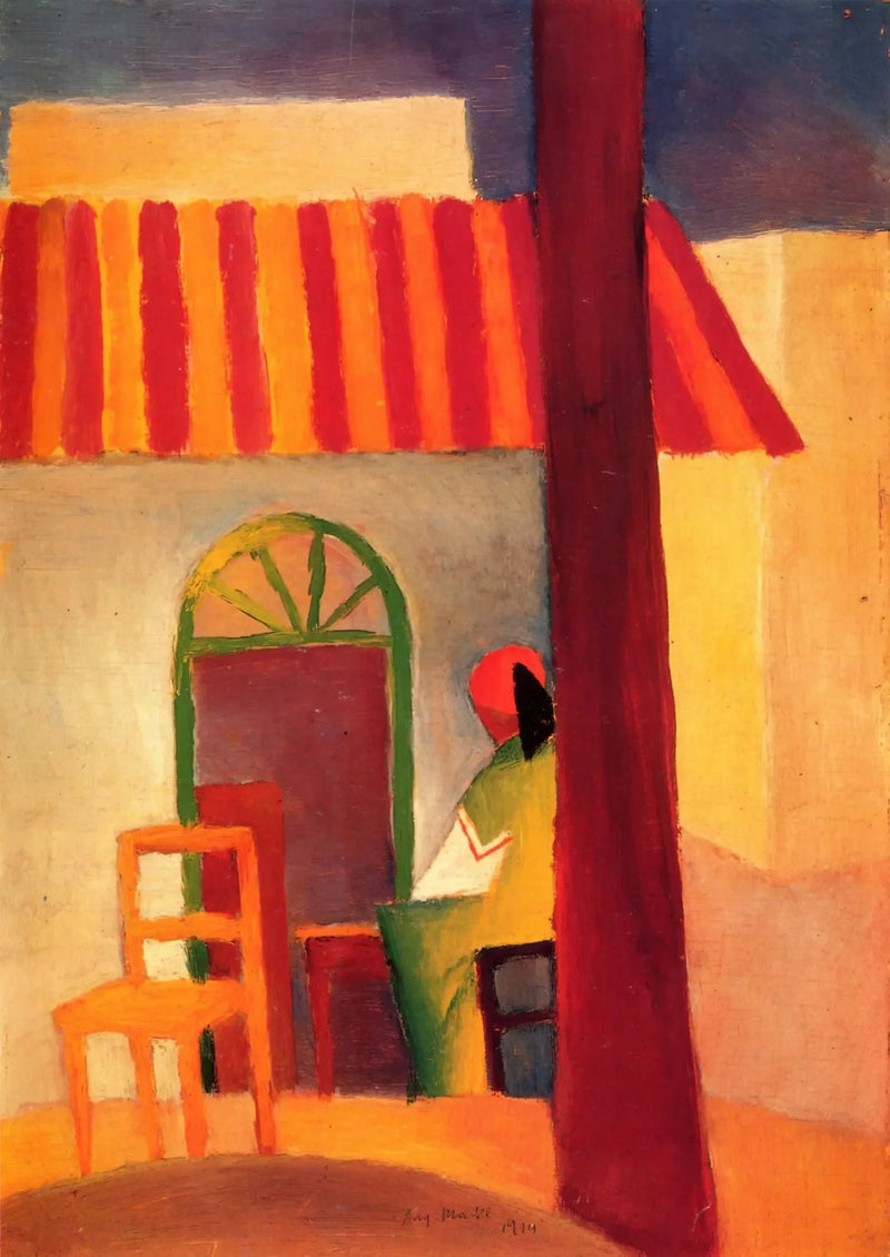 Türk Kahvesi - August Macke