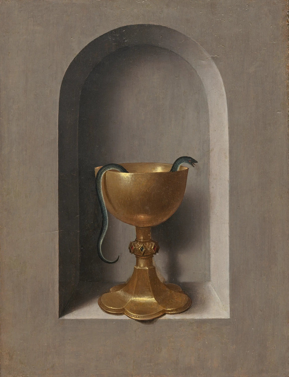 Calice de saint Jean l’Évangéliste [revers] - Hans Memling - Alpha Reproduction