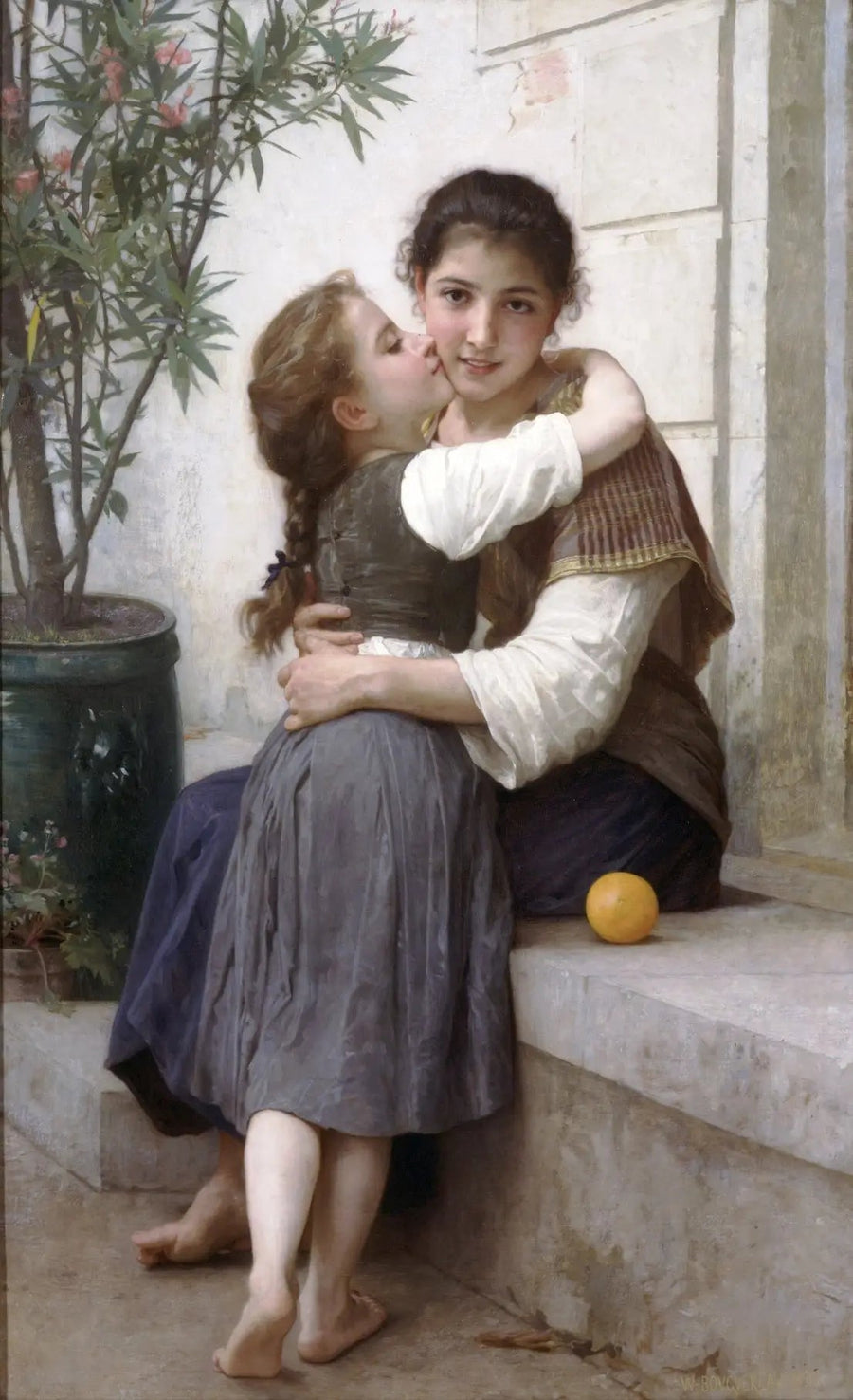 Kucaklama - Bouguereau