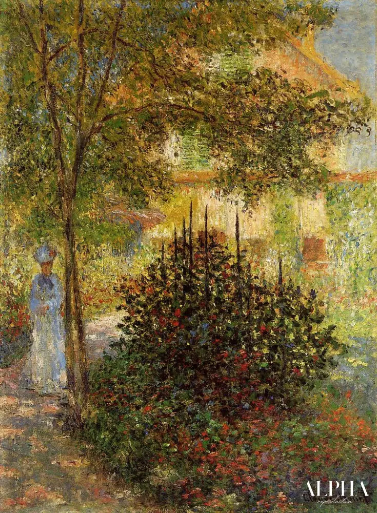 Camille dans le jardin d'Argenteuil - Claude Monet - Reproductions de tableaux et peintures haut de gamme