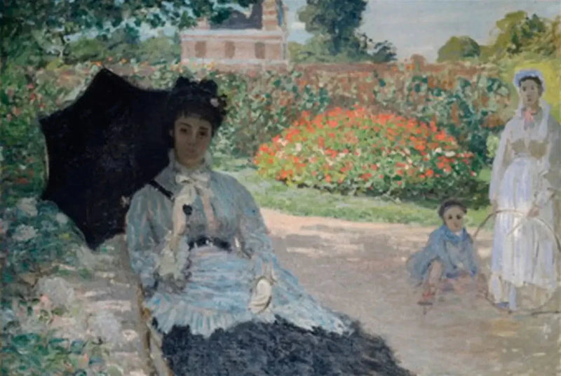 Camille bahçede ile jean ve onu iyi W280 - claude monet