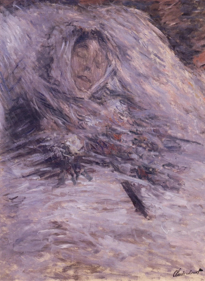 Camille ölüm döşeğinde - Claude Monet