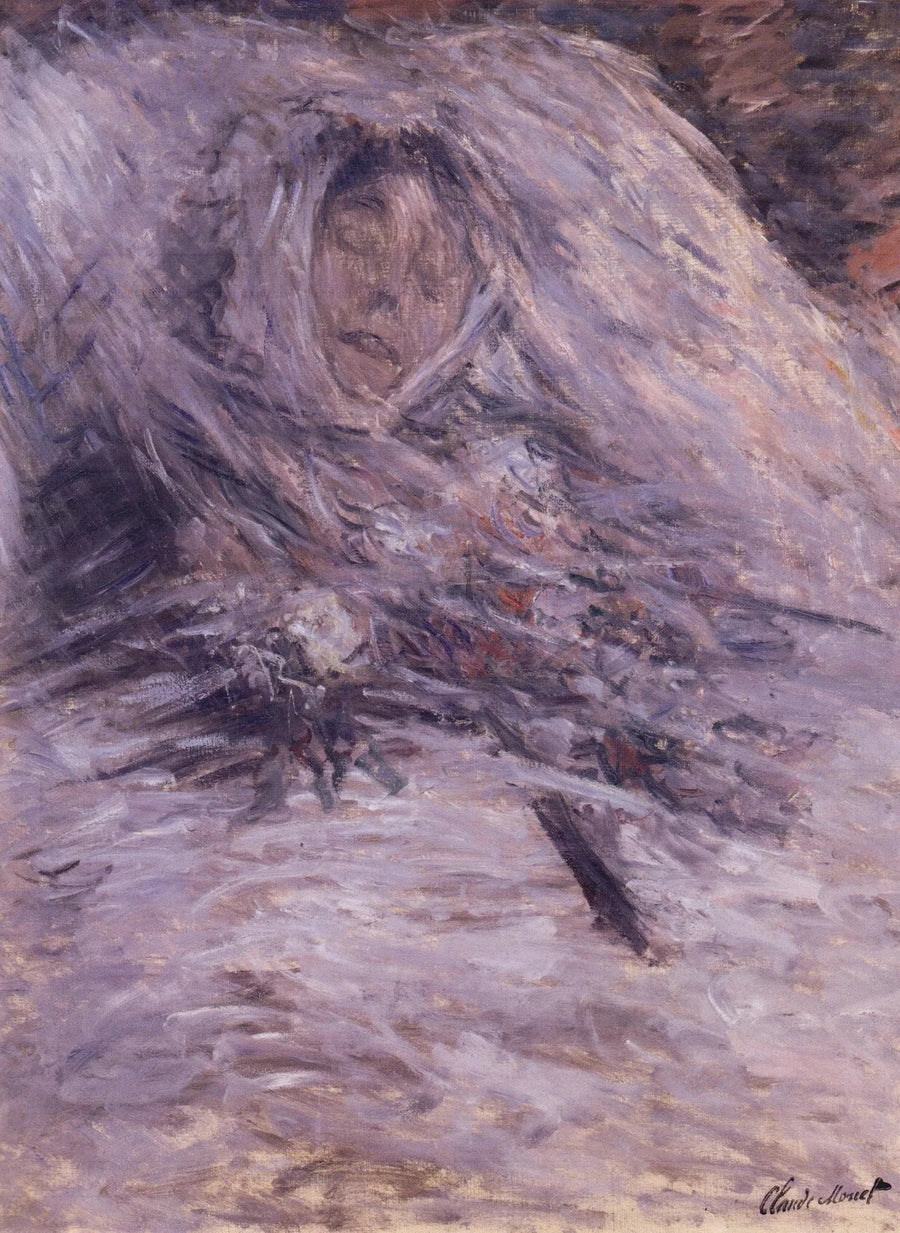 Camille ölüm döşeğinde - Claude Monet
