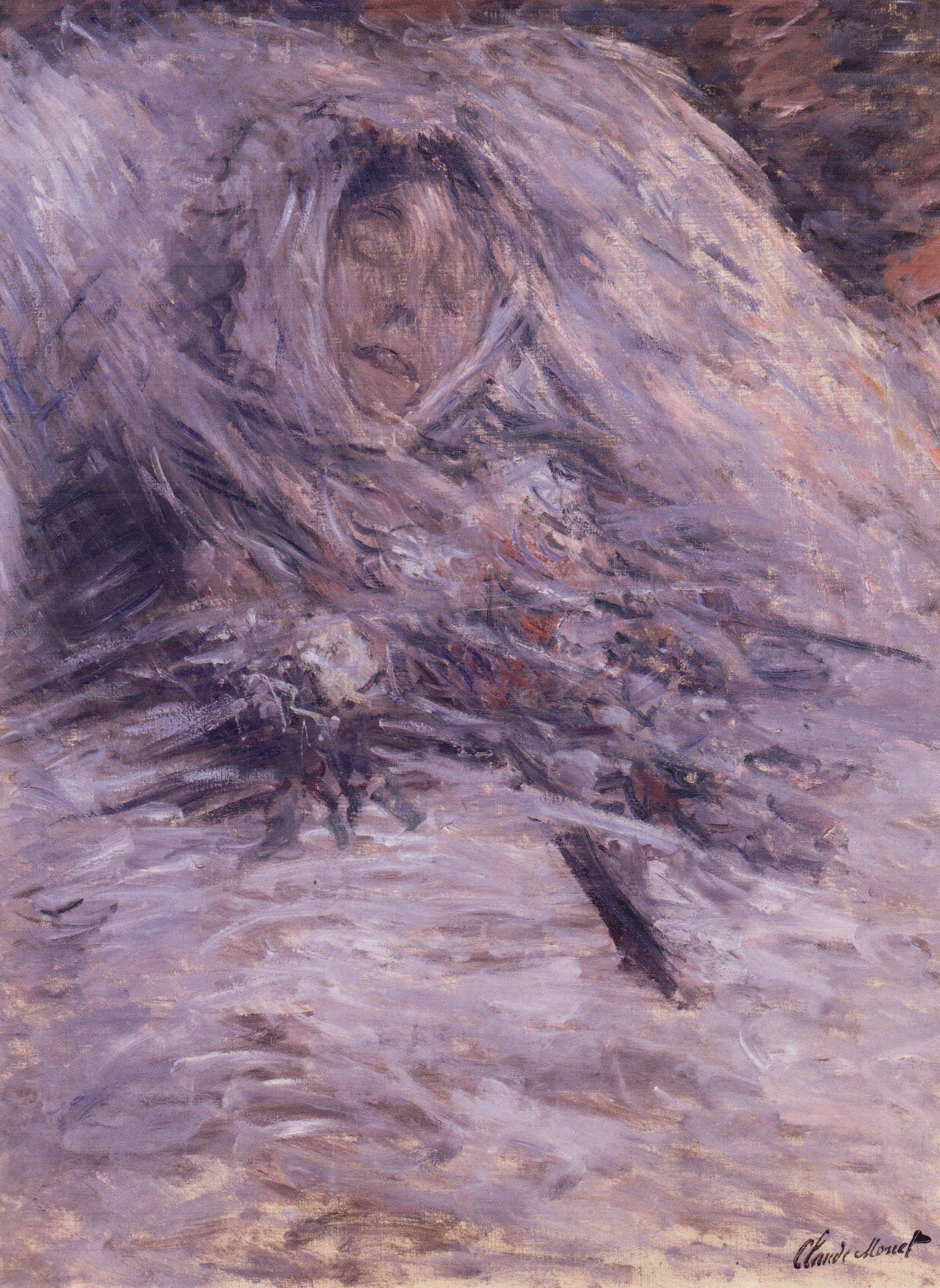 Reproduction du tableau « Camille sur son lit de mort - Claude Monet » par Alpha Reproduction en peinture à l’huile