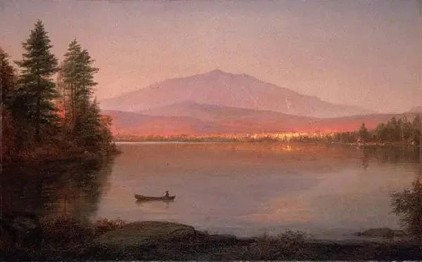 Millinocket'taki Camp Le Mont Katahdin - Frederic Edwin Church