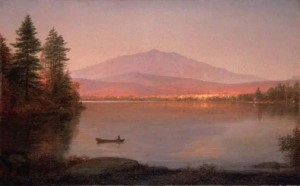 Millinocket'taki Camp Le Mont Katahdin - Frederic Edwin Church