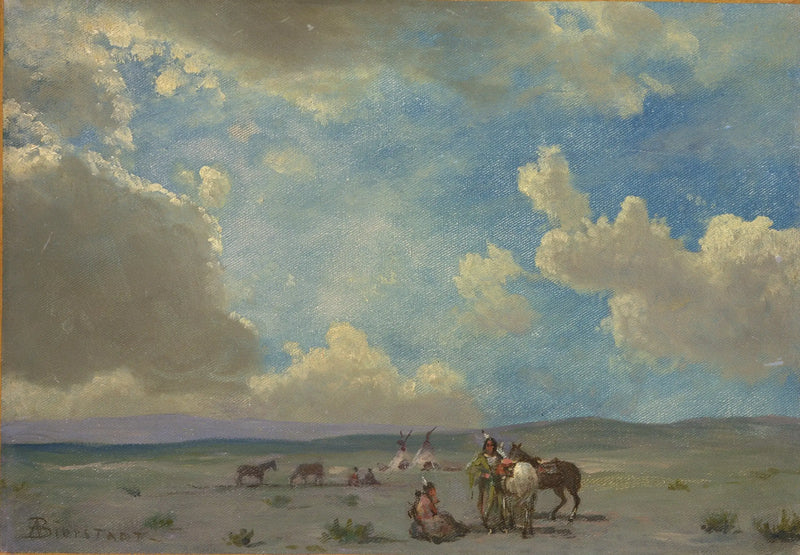 Kızılderili Kampı - Albert Bierstadt